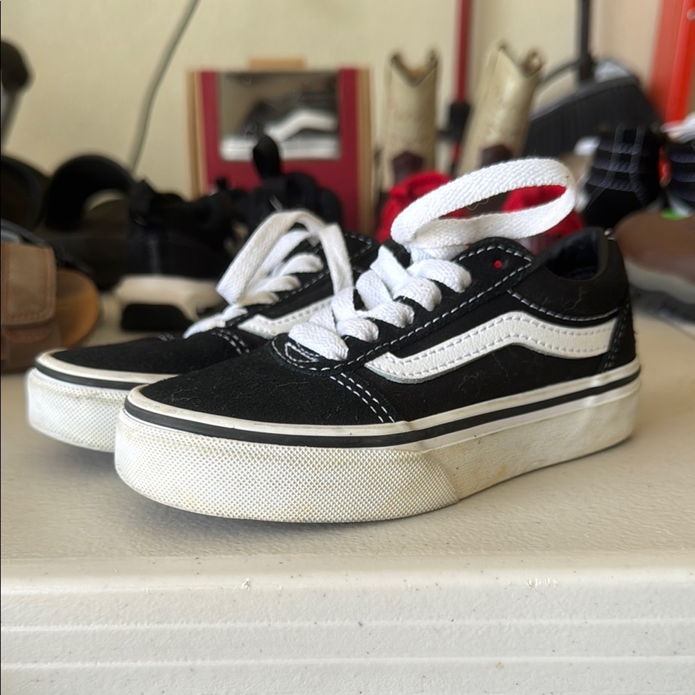 Vans Classic Black and White Low-Tops
